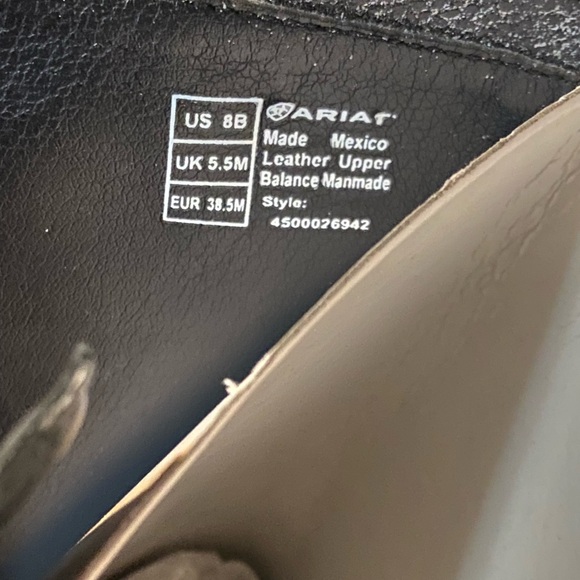 Ariat Black Boots - Picture 7 of 7